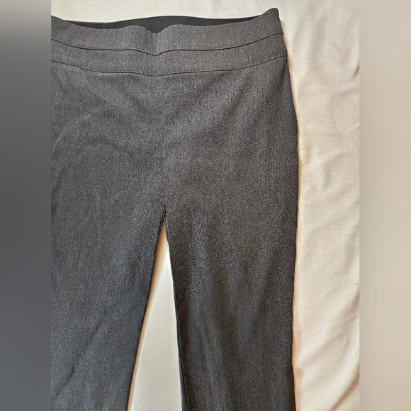 I.N. Studio Petite Womens Gray Pull On Faux Pocket Straight Leg Pants Size PM - Picture 2 of 10